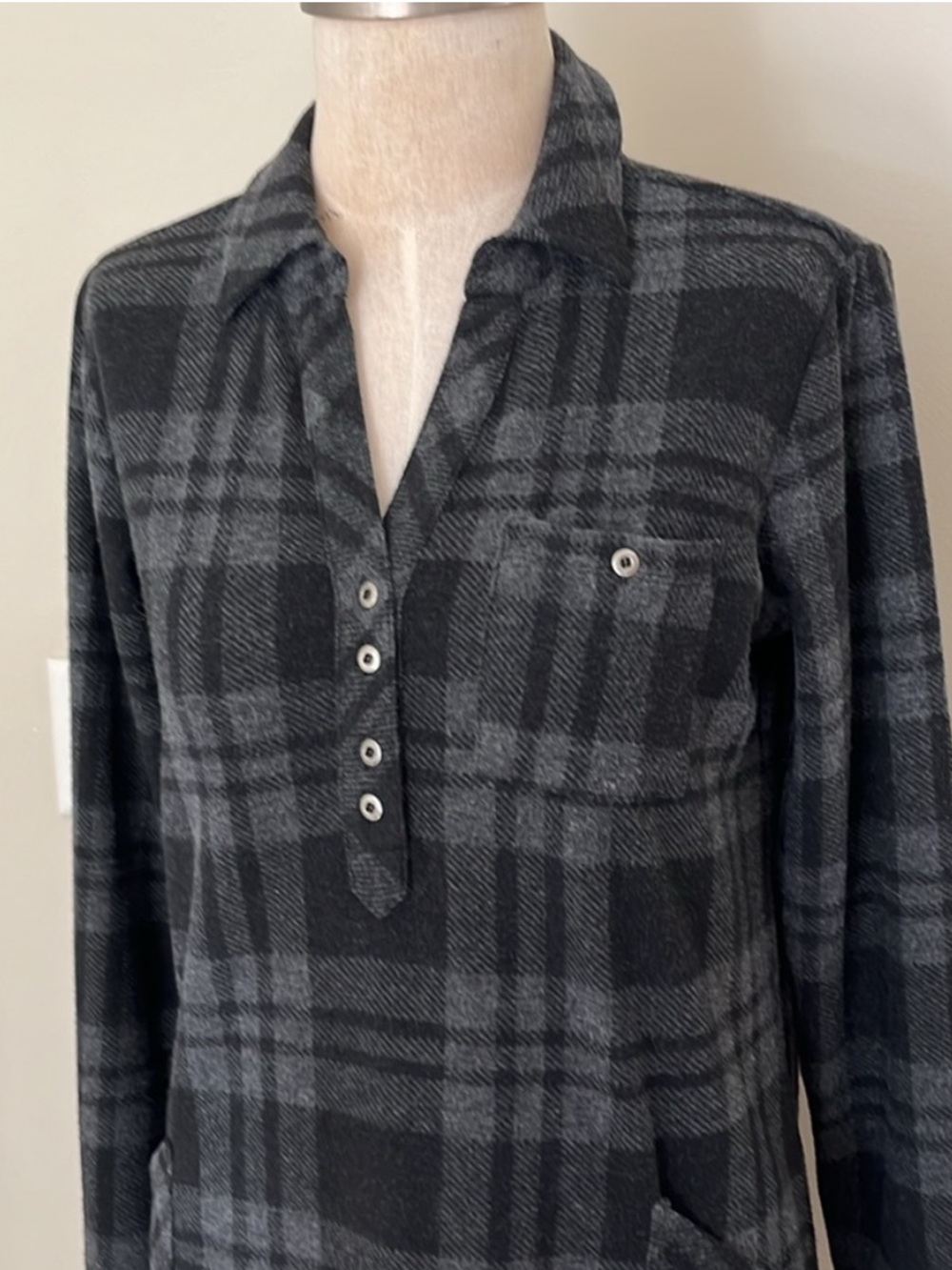 Soft Surroundings Paramount Plaid Dress - Picture 3 of 9